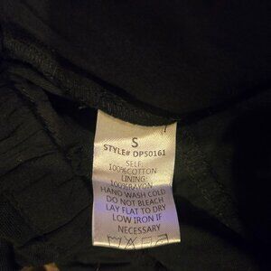 Black linen pants